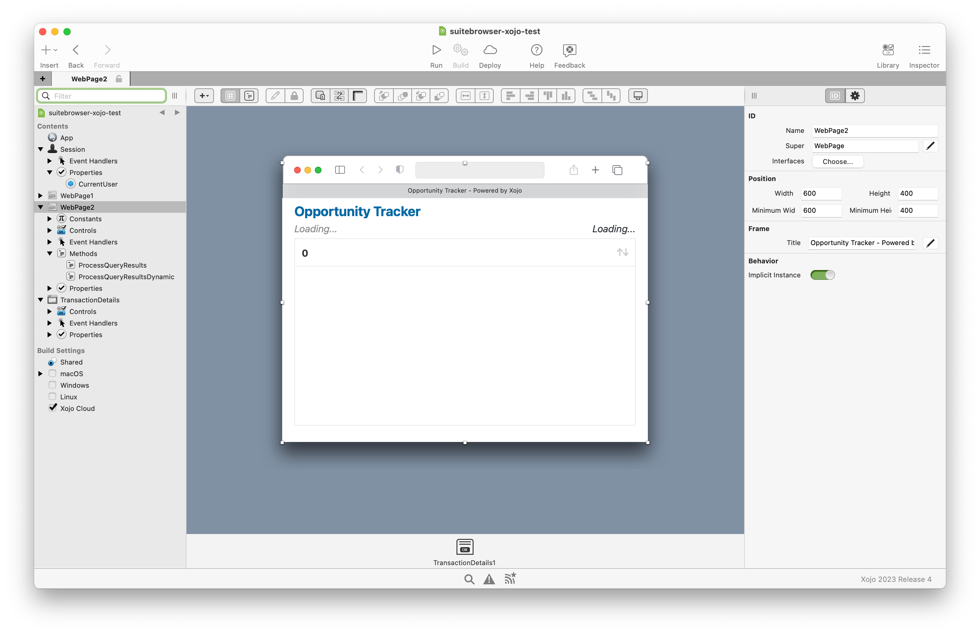 NetSuite SuiteBrowser Remote App Support XojoBased Example