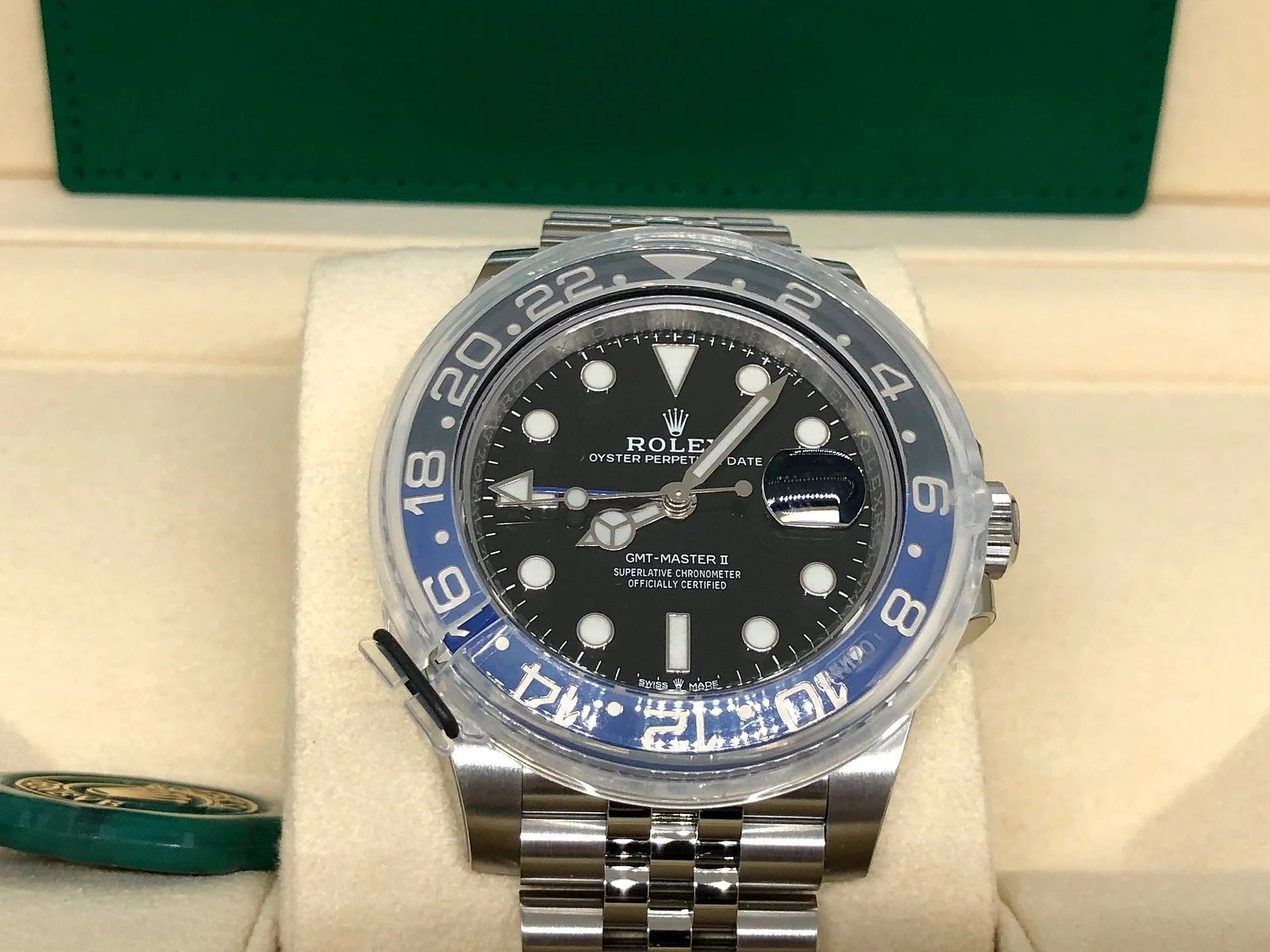 Submariner Rolex Batman Rolex GMTMaster II Watches ref 126710BLNR