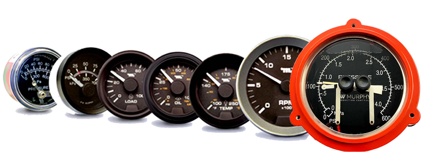 Murphy Gauges, Murphy Temperature Gauge, Murphy, Murphy Pressure Gauge