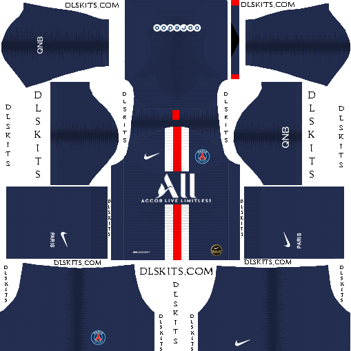 PSG 2019/20 Kit Dream League Soccer 2020 Time and Update