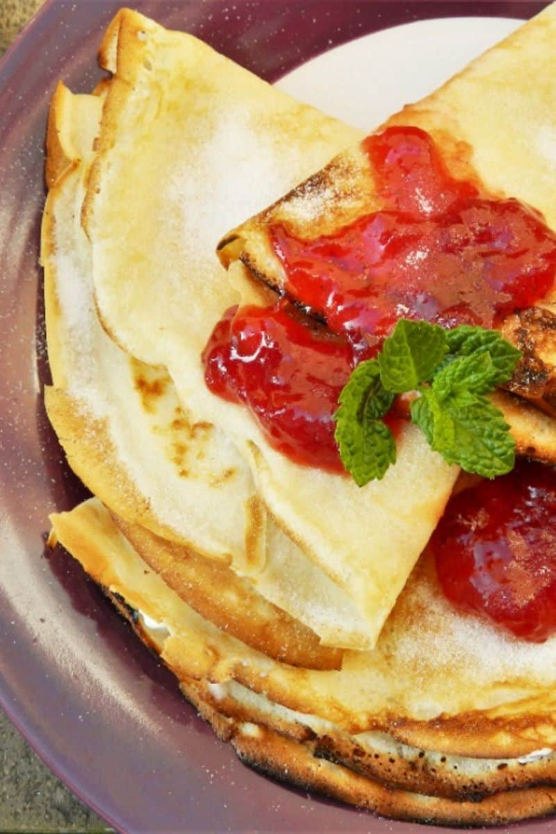 Delicious Cream Cheese Filling Crepes RecipeTimea's Kitchen