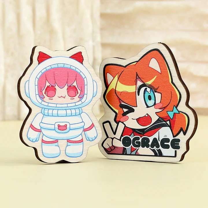 How to Make Custom Wood Pin Badges? Time Business Paper PR