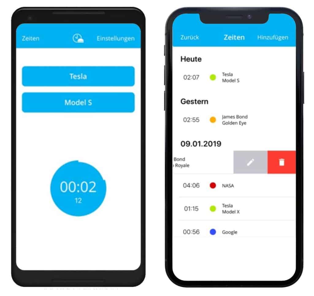 Online time tracking via web app timeBuzzer
