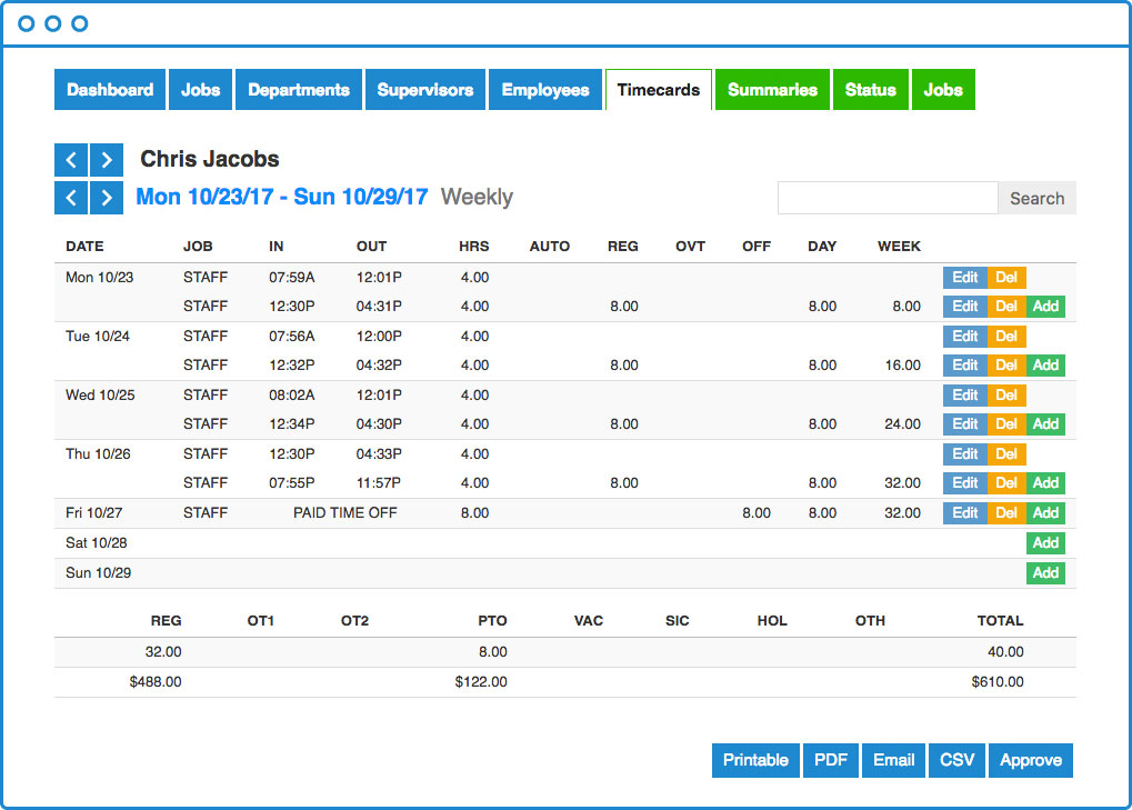 Time Clock App Based Employee Time Clock Application