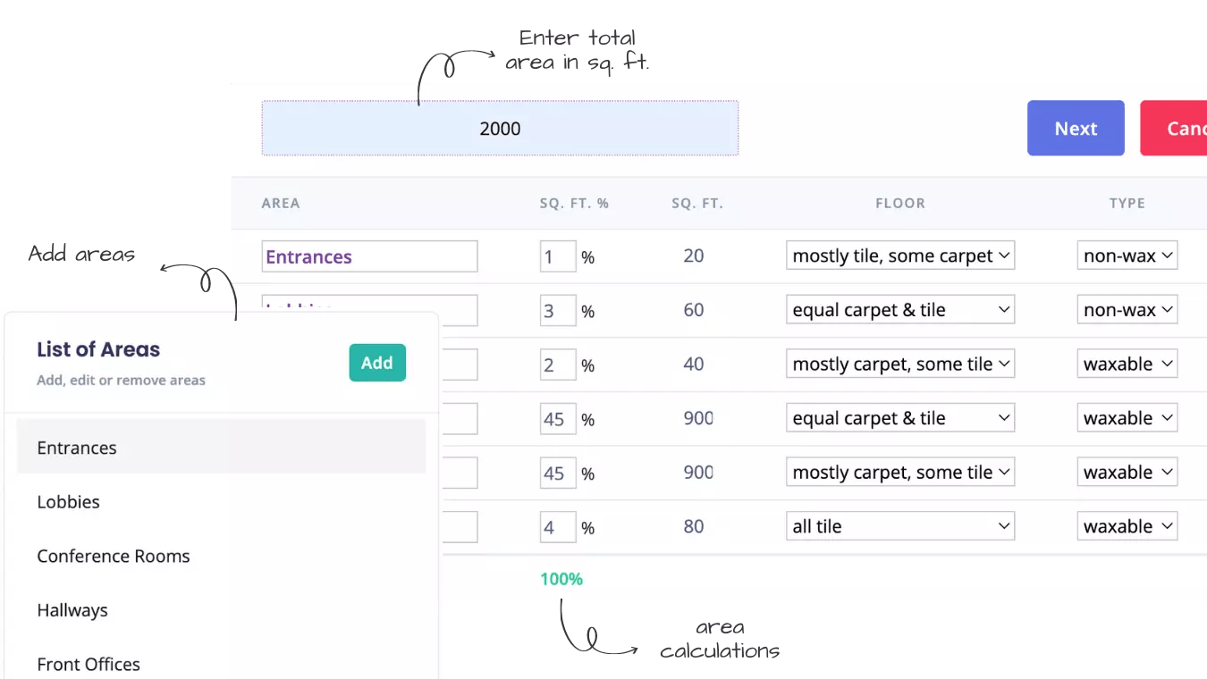 Janitorial Bidding Software & Proposal TimeConnect