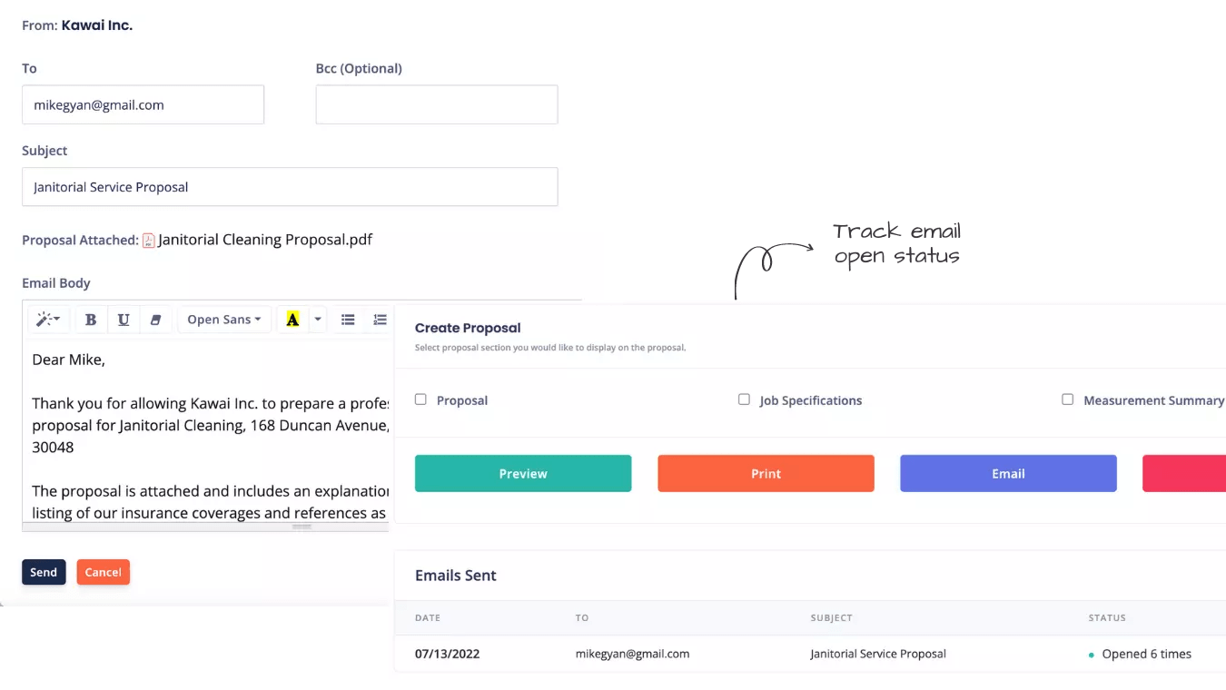 Janitorial Bidding Software & Proposal TimeConnect