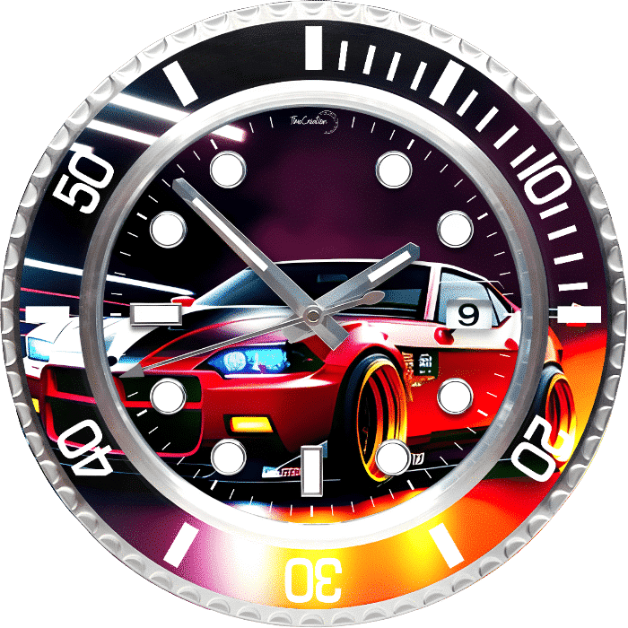 Ford Mustang "Edition" Wall clock • TimeCreation