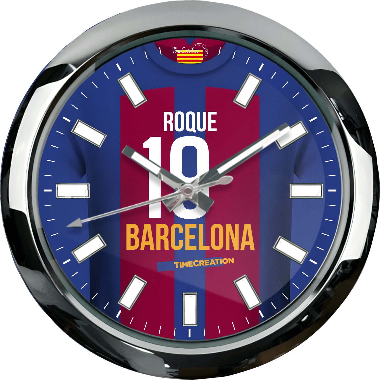 BARCELONE Football Wall Clock Wall clock • TimeCreation