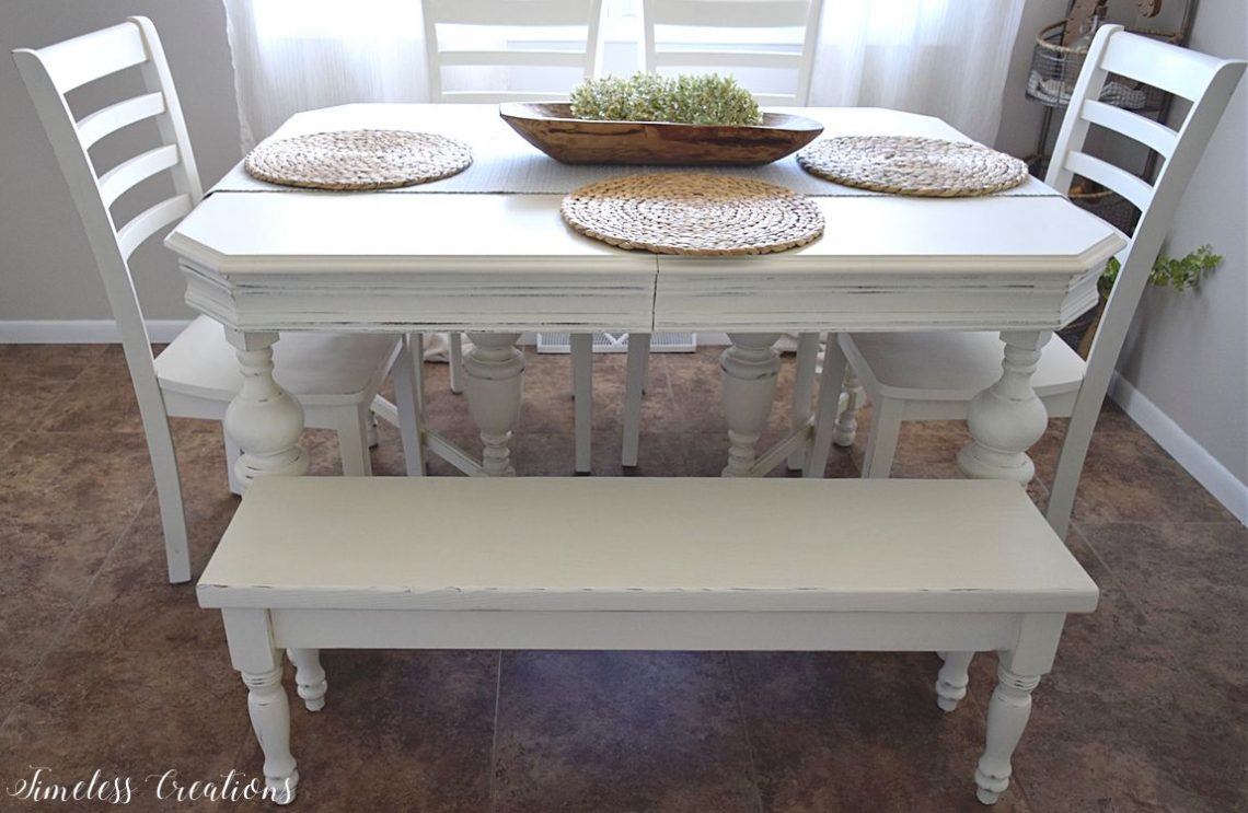 DIY Farmhouse Kitchen Bench Timeless Creations