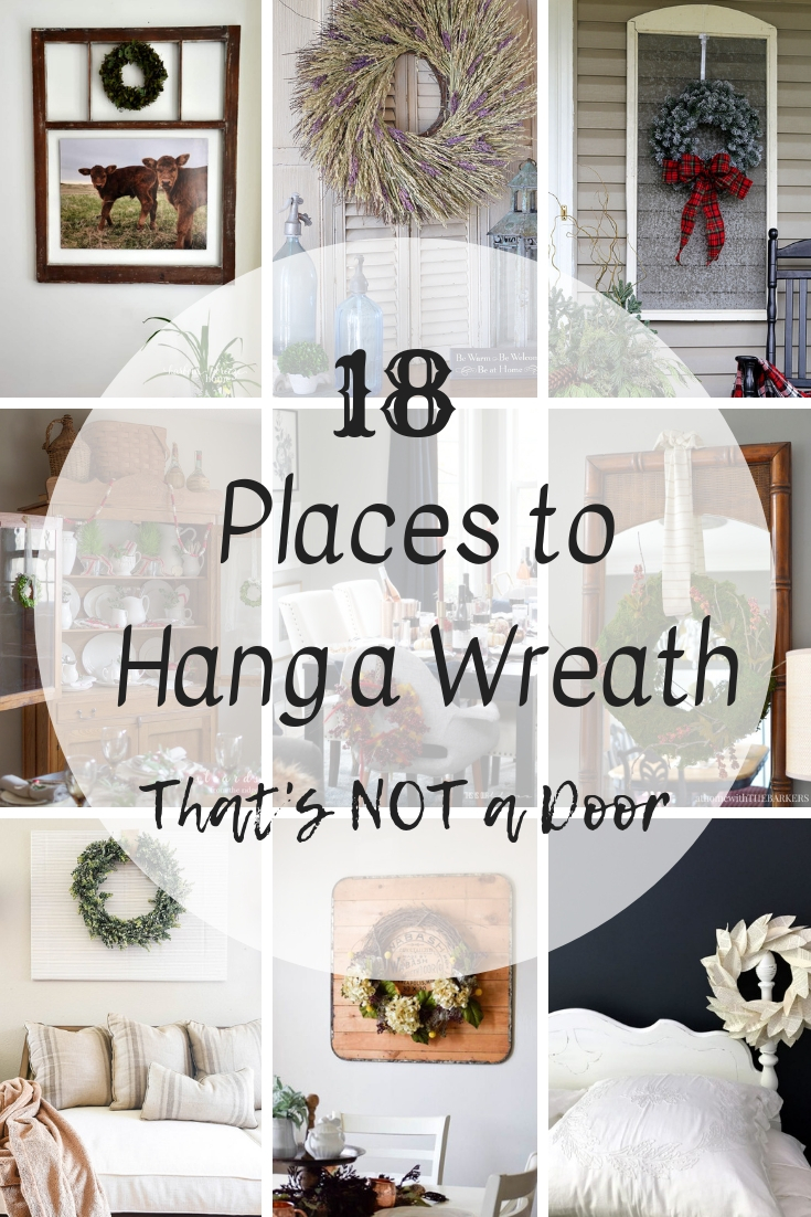 Places to Hang a Wreath that's NOT on the Door! Timeless Creations