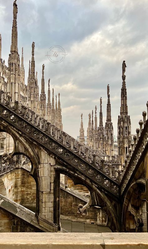 Rooftop Milan Cathedral | day trip from Lake Como | timelesstravelsteps.com