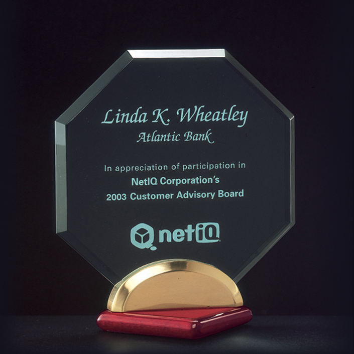 TSA6546 Acrylic Award (Engraved) Timely Awards