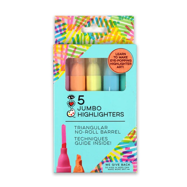 5 Jumbo Highlighters ⋆ Time Machine Hobby