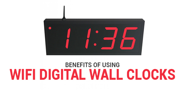 WiFi Digital Wall Clock TimeMachines Inc.