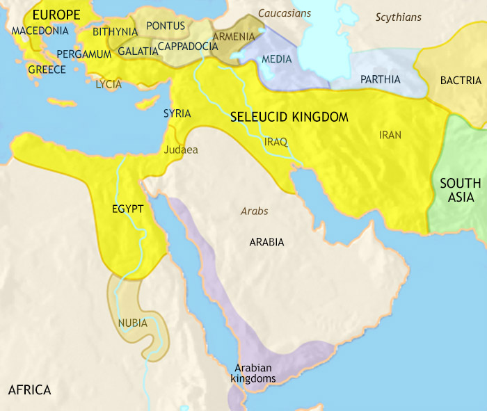 Map of the Middle East in 3500 BCE the First Civilization TimeMaps(07)
