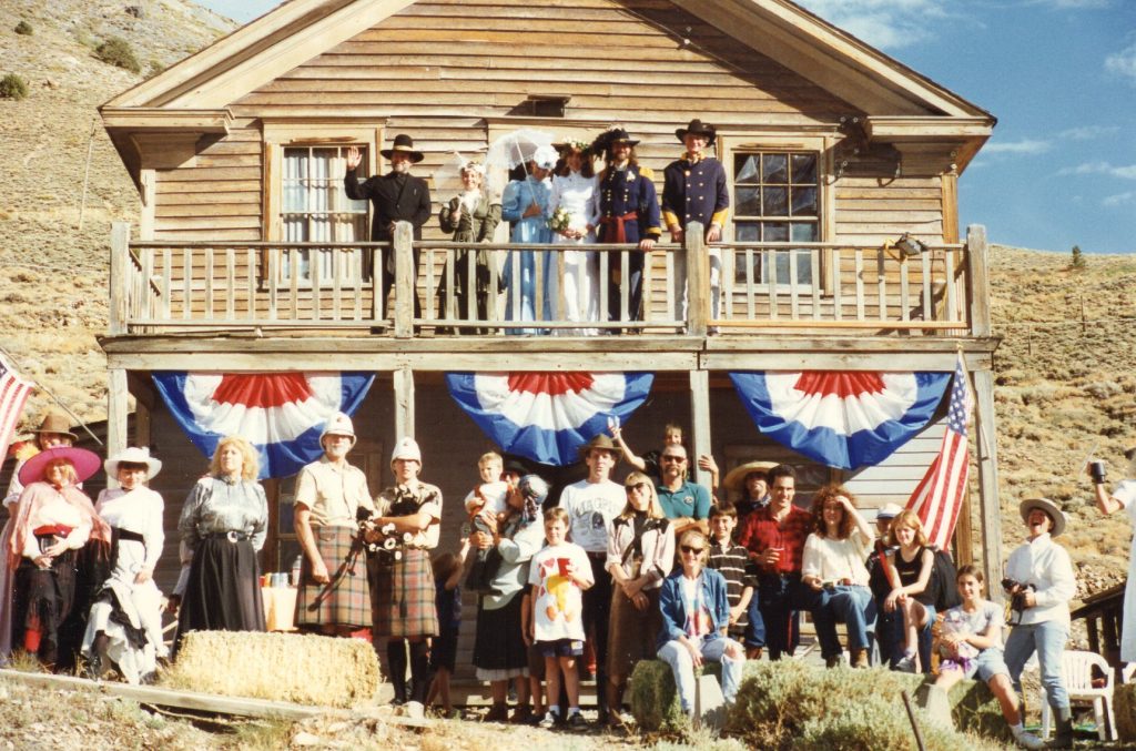 Wedding at Cerro Gordo, California American Hotel