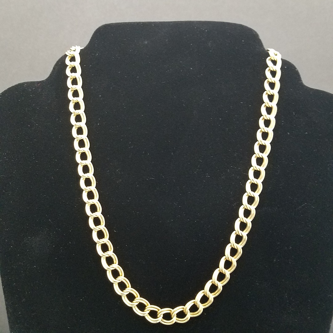 Delicate Gold Double Trace Style Chain Necklace Time of Whimsy