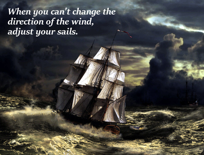 adjust your sails quote Adjust Your Sails | Inspirational Quotes | Timer