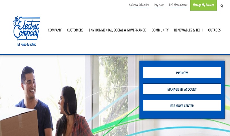 Pay El Paso Electric Utility Bill Online