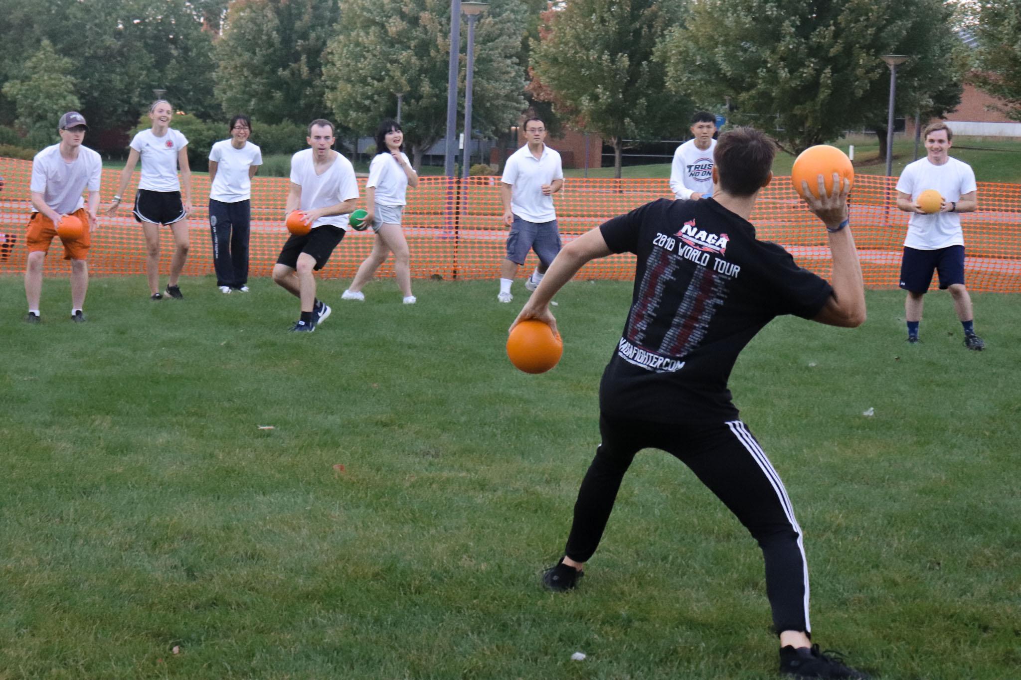 Dodgeball Tournament Faceoff The TimesDelphic