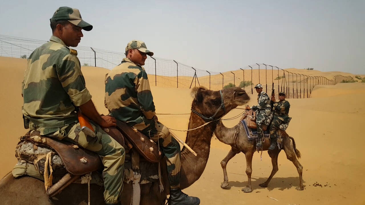 How BSF's camel cavalry protects the border in sweltering Rajasthan heat BSF Times of India