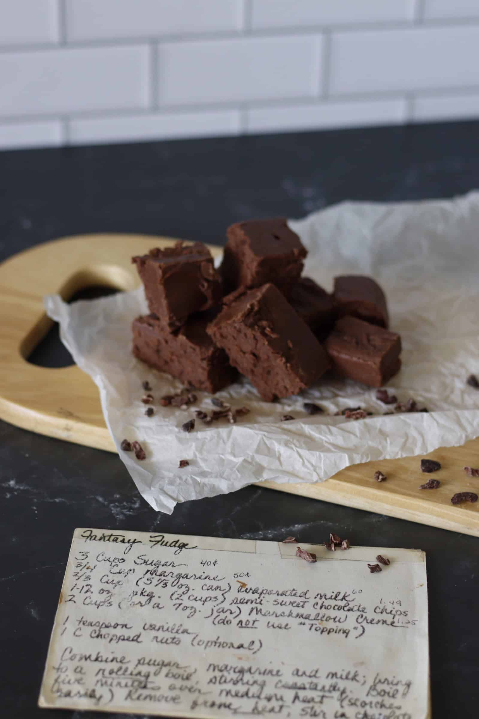 Fantasy Fudge Time Stamped Food