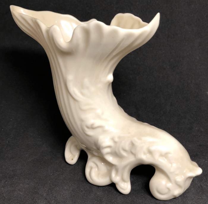 Belleek Cornucopia Vase Do you know the legend? Time's Tin Cup