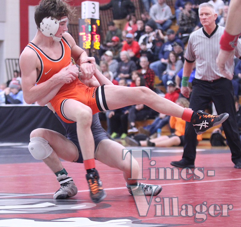 D1 sectional wrestling Times Villager