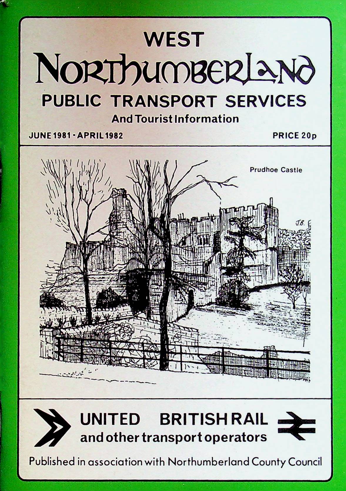 Northumberland West 198106 [Great Britain] Timetable World