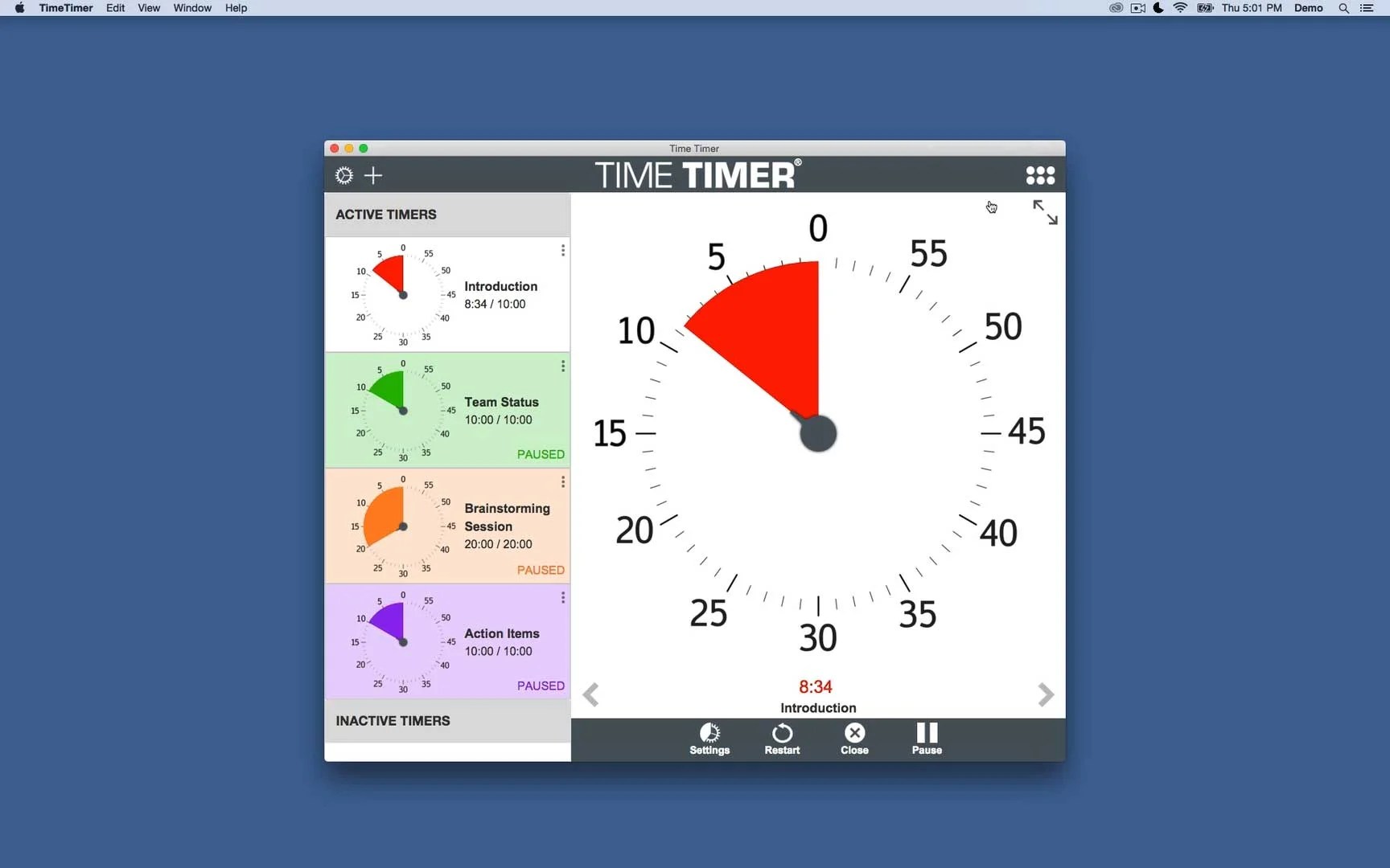 Time Timer® Software Desktop App Personal TimeTimer.de