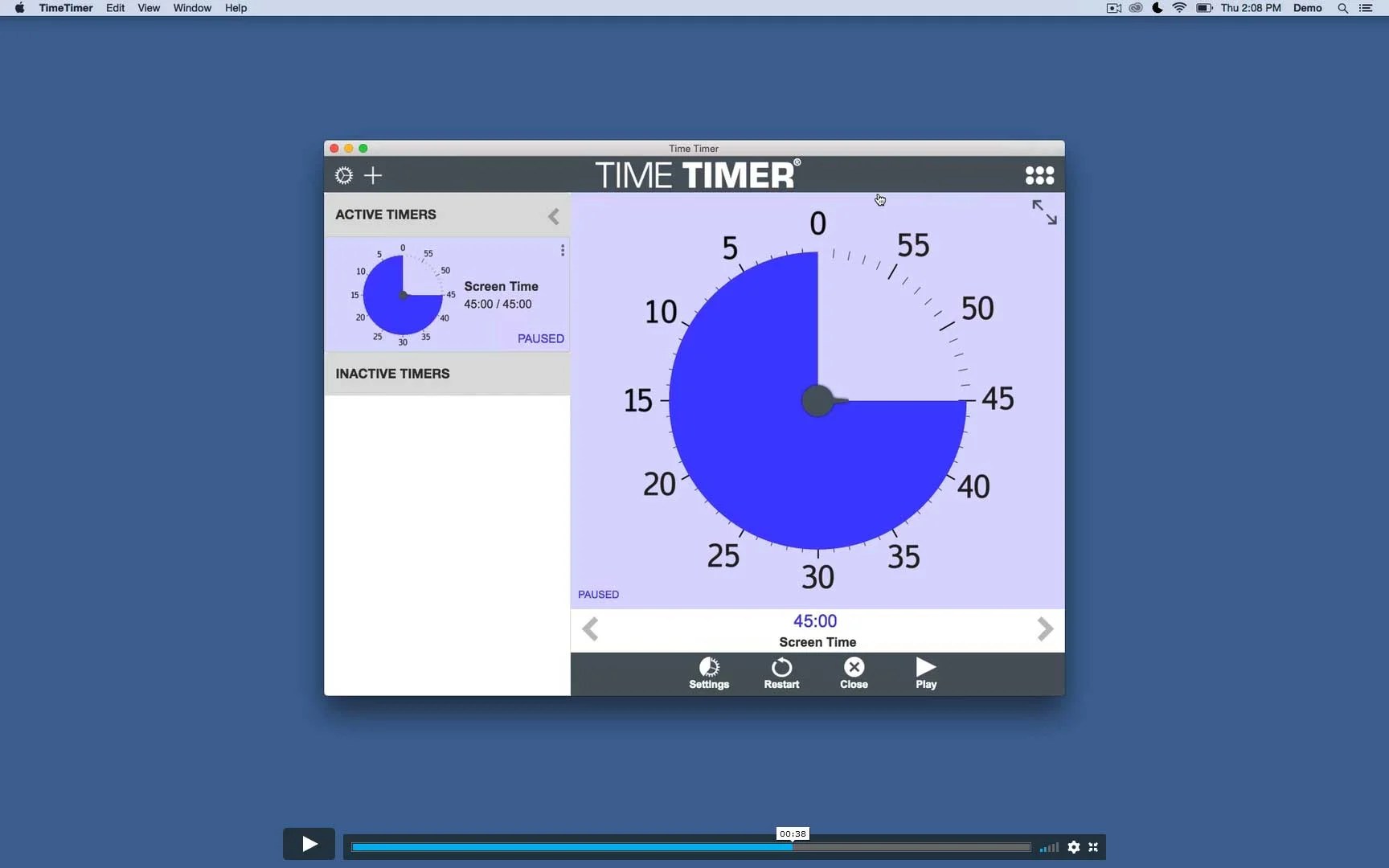 Time Timer® Software Desktop App Personal TimeTimer.de