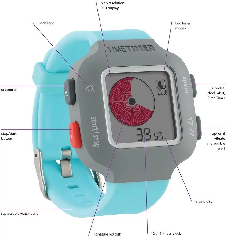 Time Timer® Watch Plus TimeTimer