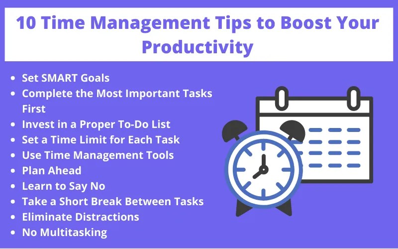 10 Best Time Management Tips to Boost Your Productivity