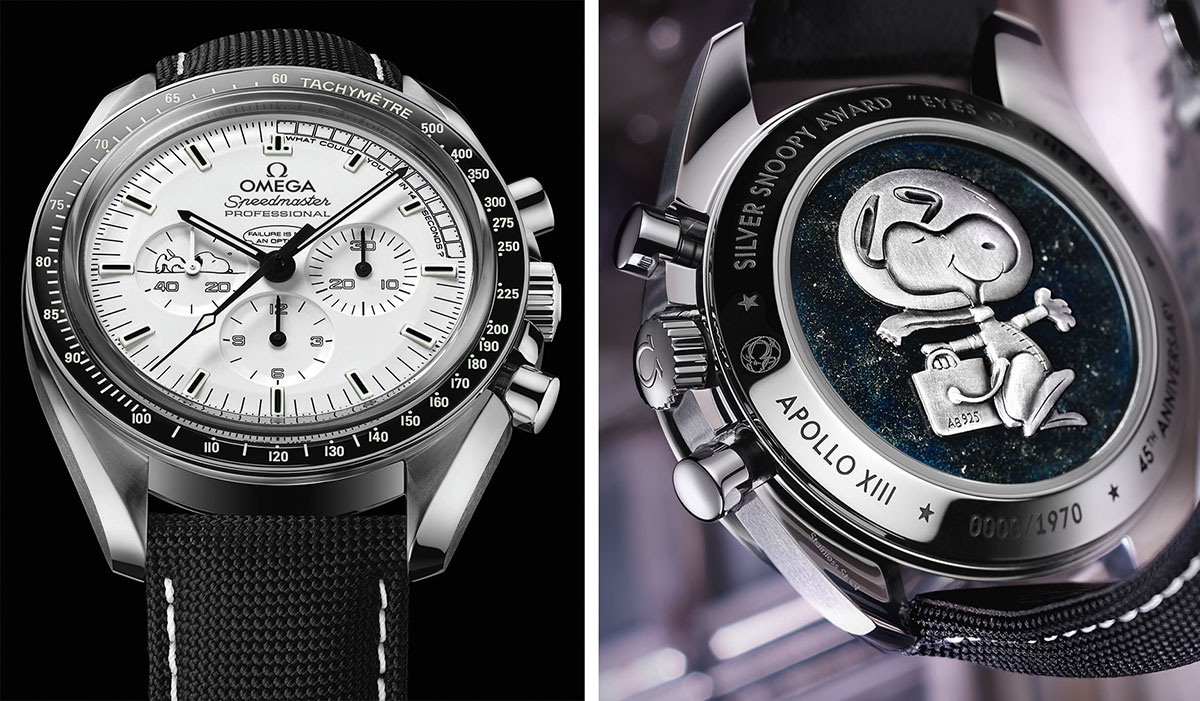 Omega Speedmaster Apollo 13 Silver Snoopy Award Time Transformed