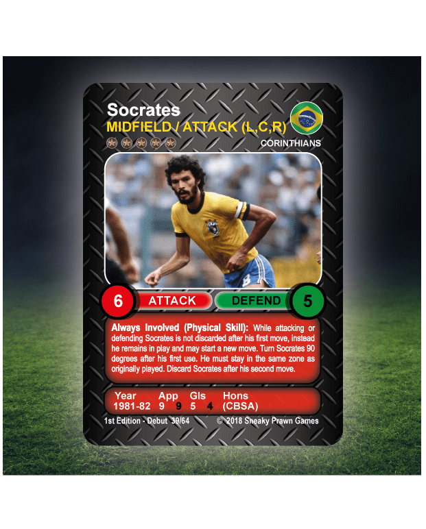 Time Vault Soccer The football card game The Legends are in your hands