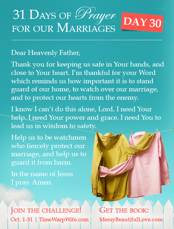 5 Ways to Protect Your Marriage (Marriage Challenge 31 Days of Prayer) Bible Studies for Women