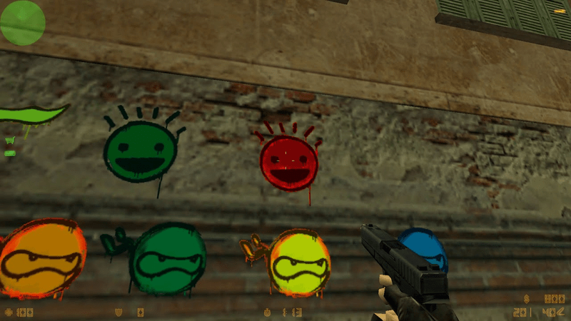 как рисовать граффити в кс 1.6