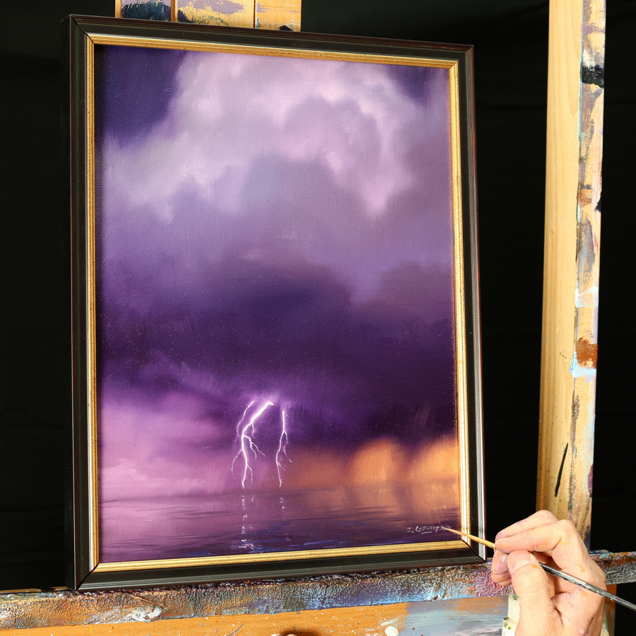 Lightning Over Glass An Oil Painting Lesson Tim Gagnon Studio