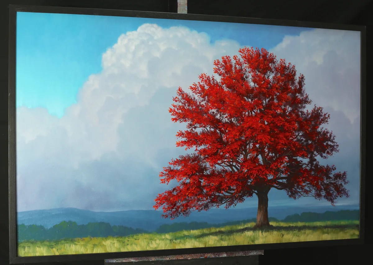 The Great Red Tree An ONLINE Oil Painting Lesson Tim Gagnon Studio