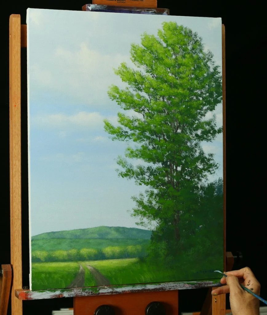 Hazy Spring An Acrylic Painting Lesson ONLINE Tim Gagnon Studio