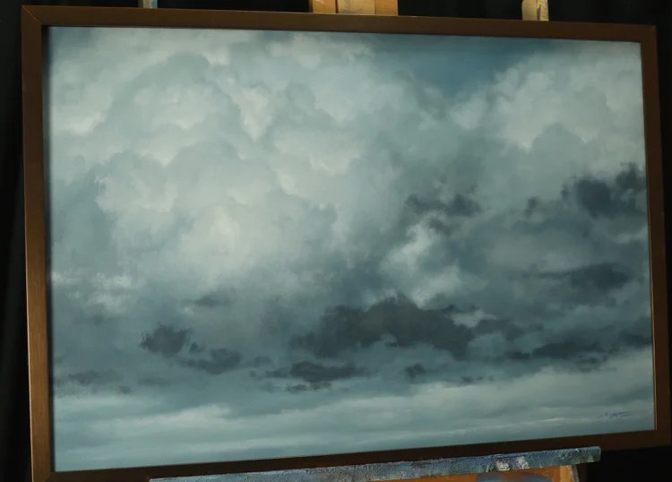 Advanced Clouds in Oil (series 1) Online Painting Lesson Tim Gagnon