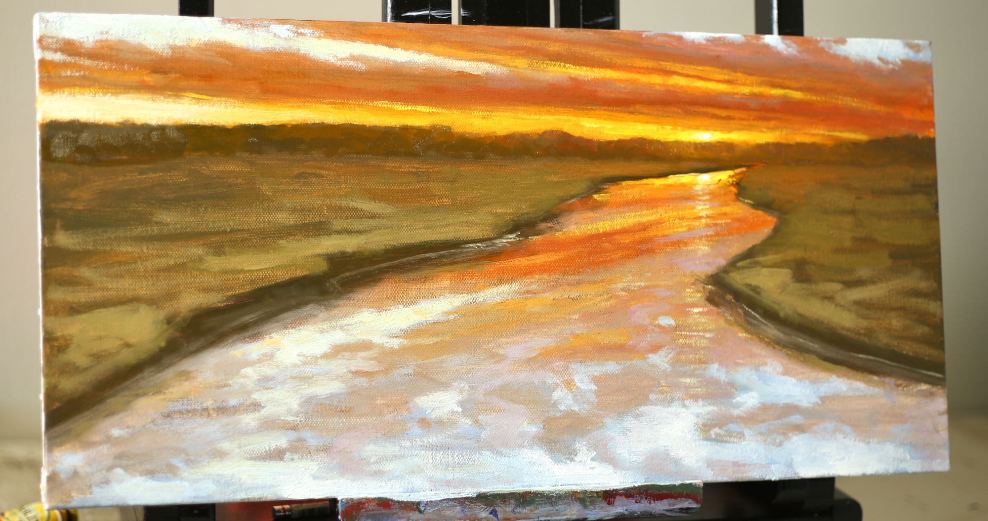 Loose Sunset Stream An Oil Painting Lesson ONLINE Tim Gagnon Studio