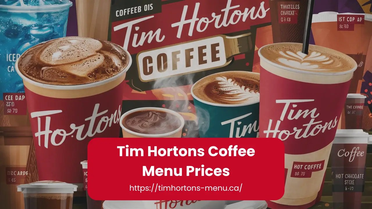 Tim Hortons Coffee Menu with Prices 2024