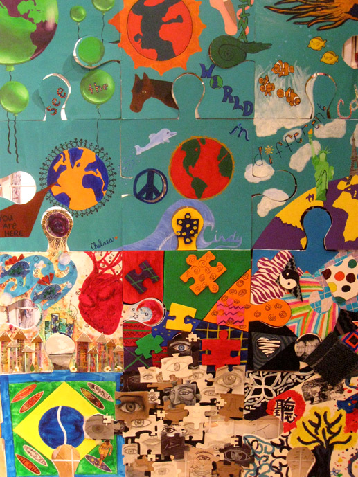 Puzzle Installation & Collaborative Project Tim Kelly, artist