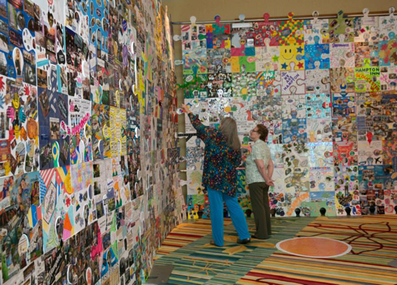 Puzzle Installation & Collaborative Project Tim Kelly, artist