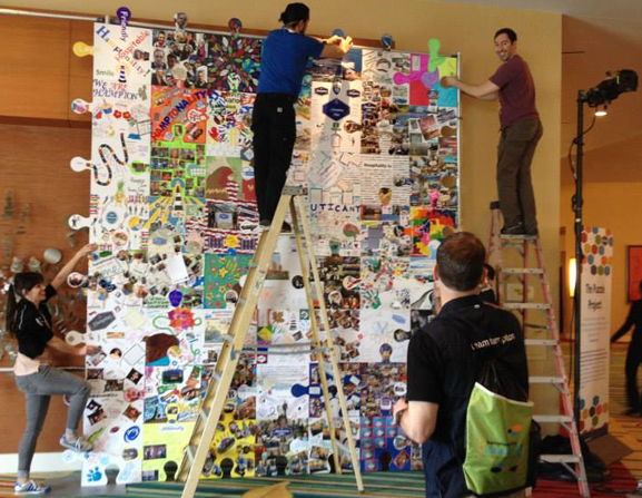 Puzzle Installation & Collaborative Project Tim Kelly, artist