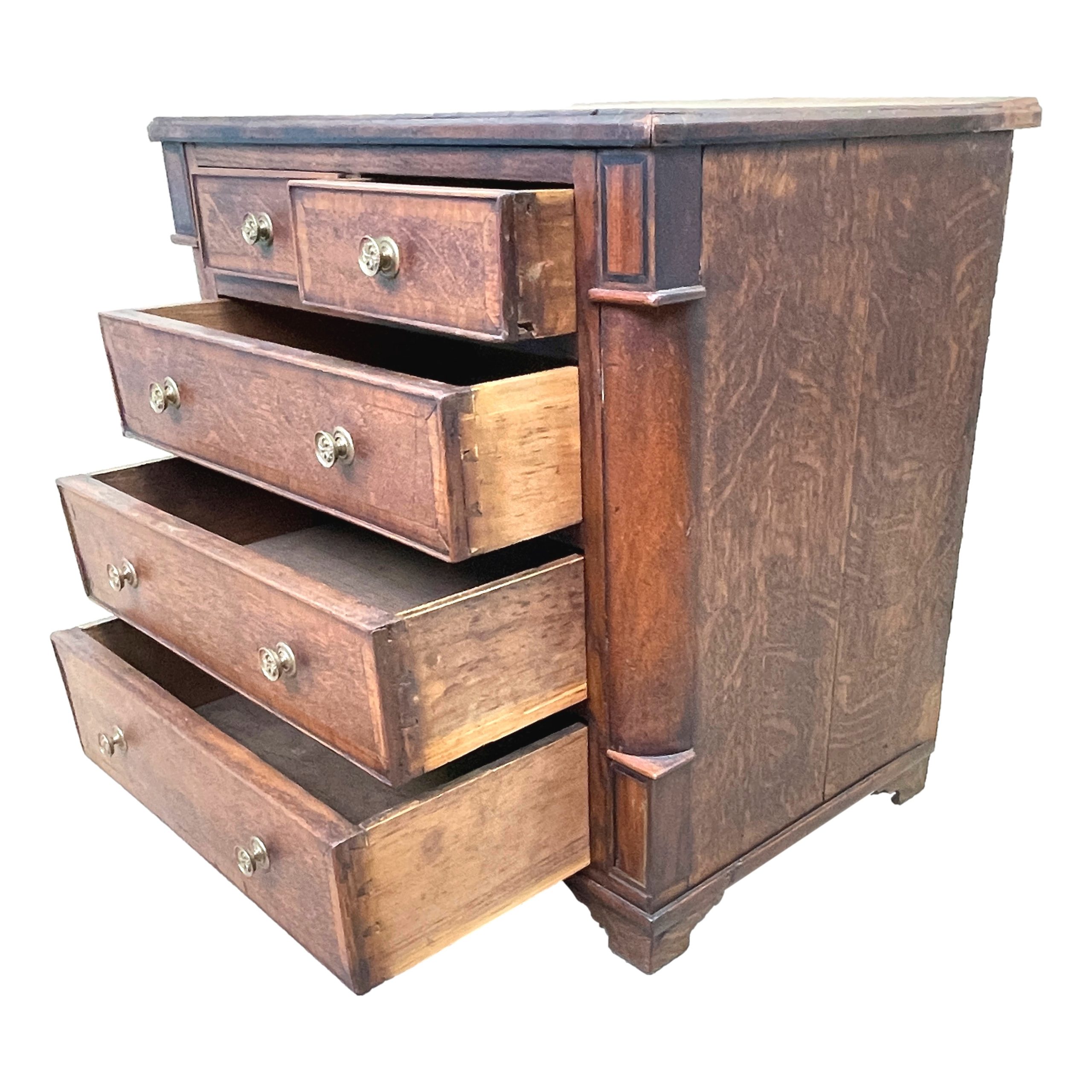 Oak Childs Chest Of Drawers S&S Timms Antiques