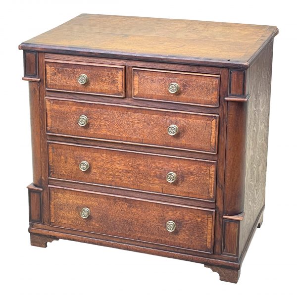 Oak Childs Chest Of Drawers S&S Timms Antiques