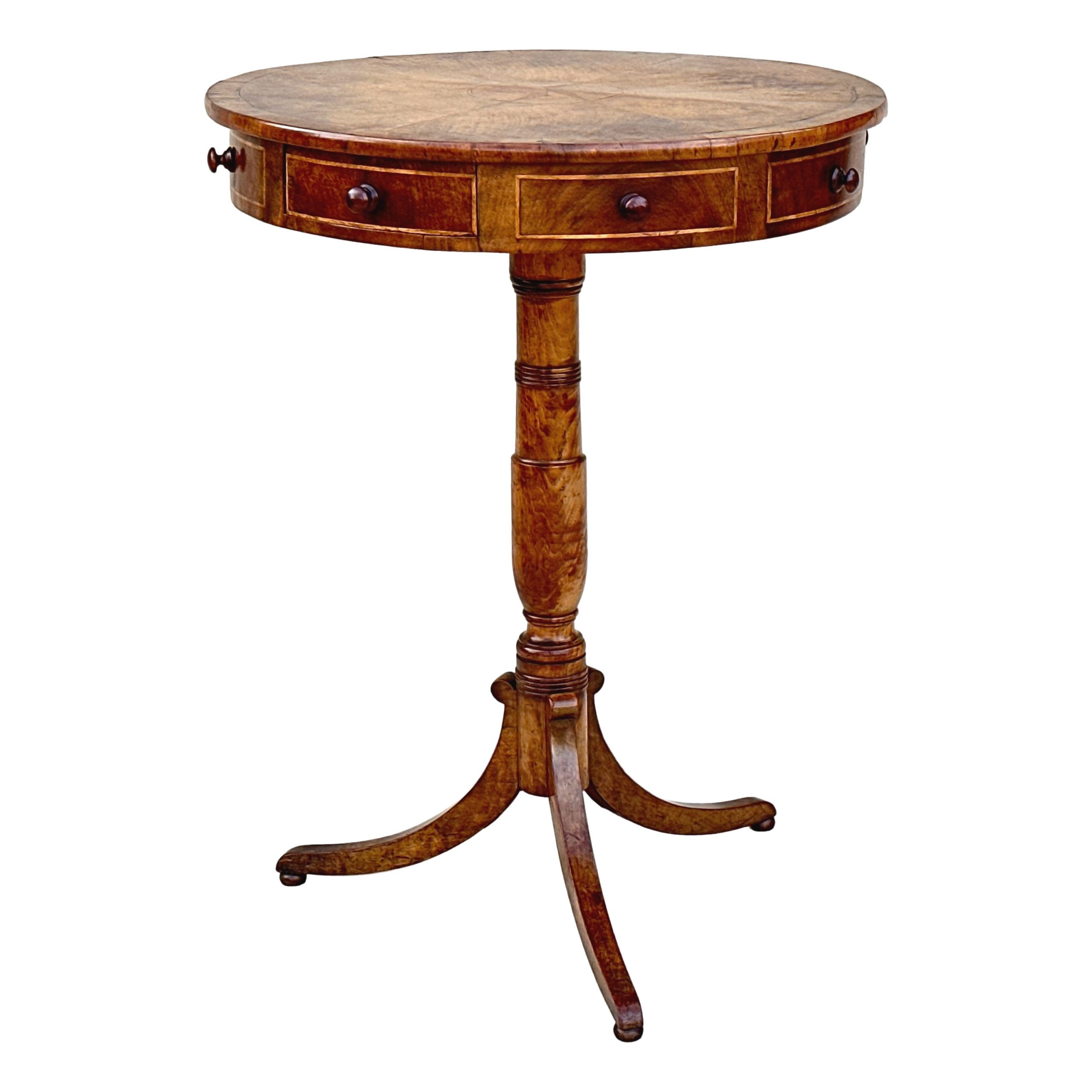 Small Maltese Type Drum Table S&S Timms Antiques