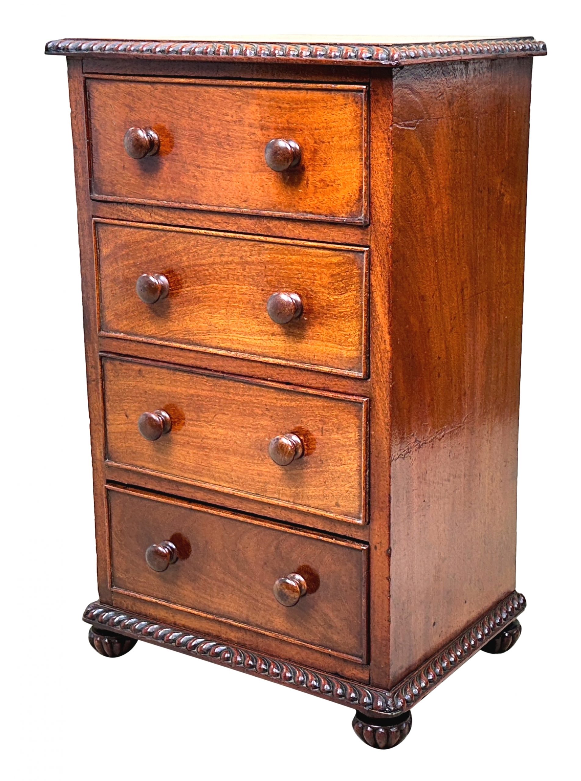 Early 19th Century AngloIndian Childs Chest Of Drawers S&S Timms